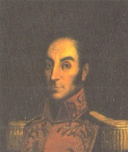 Retrato de Simon Bolivar